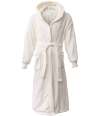 BH104 Brand Lab Unisex Hooded Cuffed Robe Cream colour image